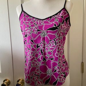 Worthington purple floral top